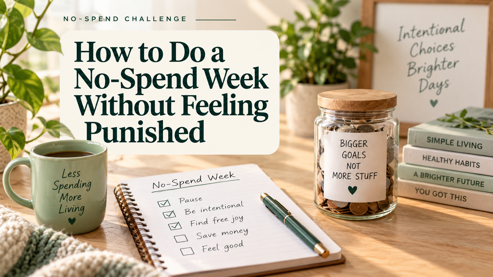 How to Do a No-Spend Week Without Feeling Punished